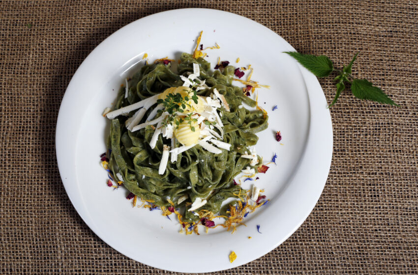  Nettle Fettuccine with Malga Botìro Di Primiero Butter